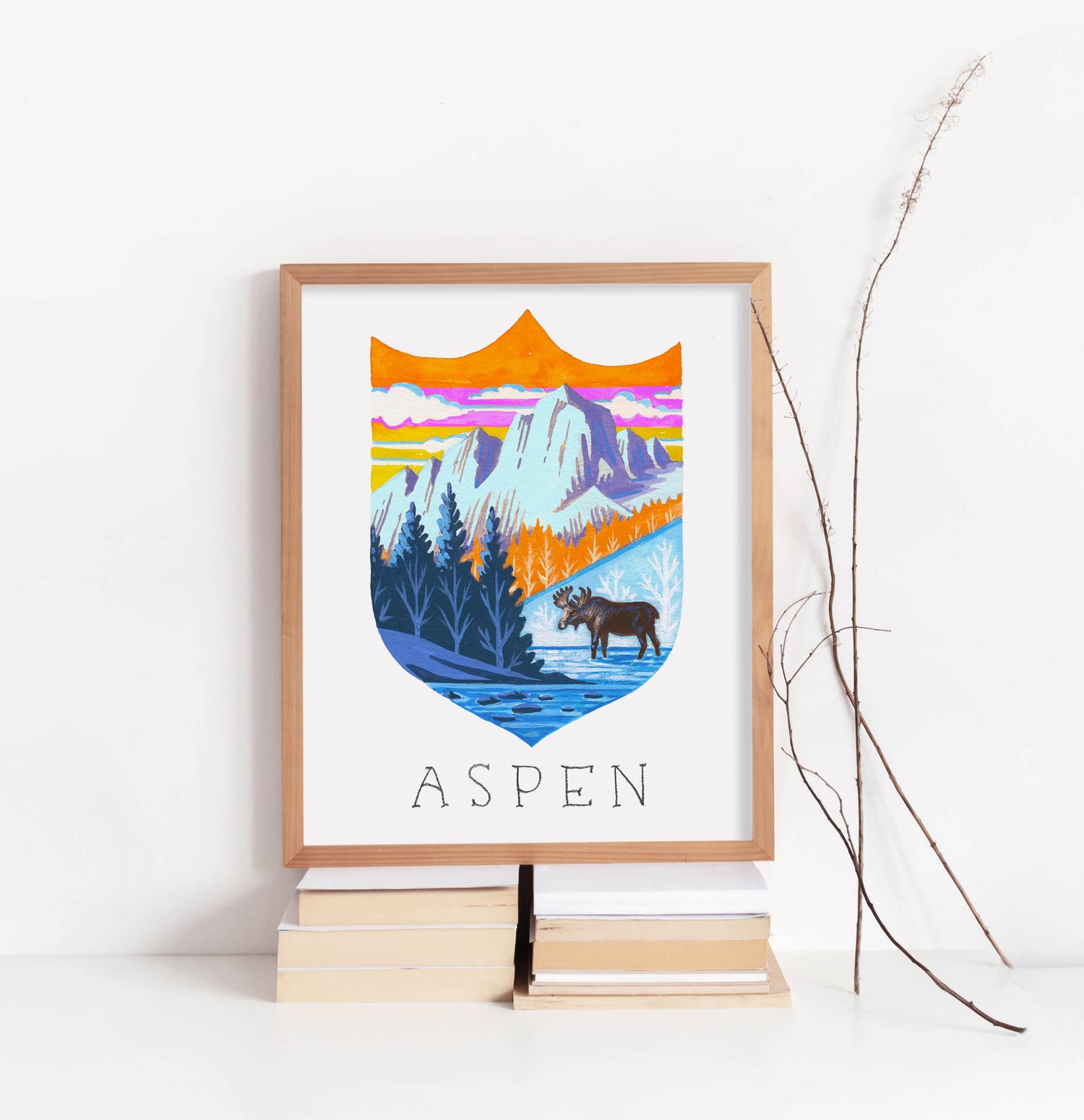 Aspen Colorado Travel Art Print