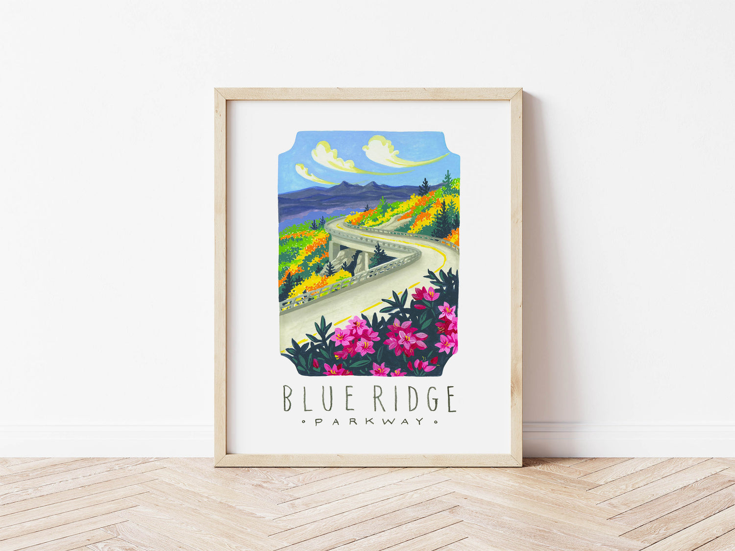 Blue Ridge Parkway National Park Art Print