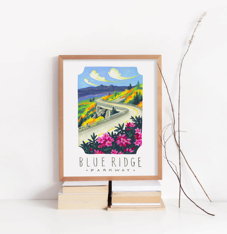 Blue Ridge Parkway National Park Art Print