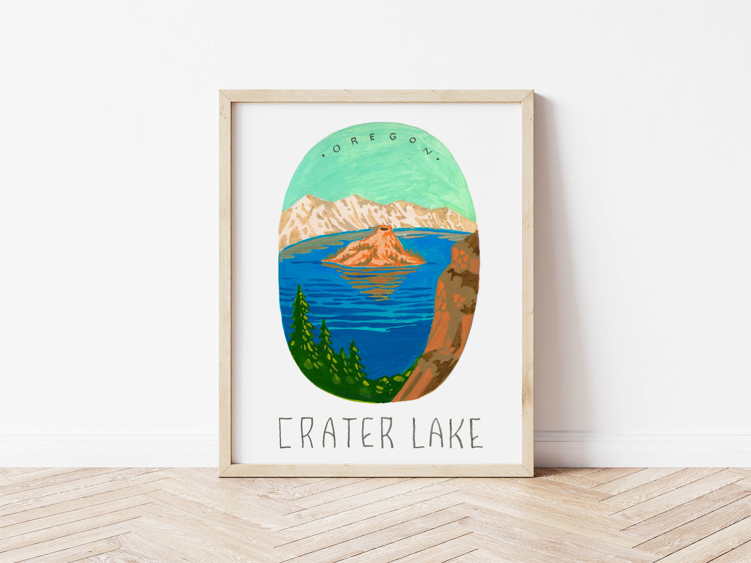 Crater Lake National Park Art Print