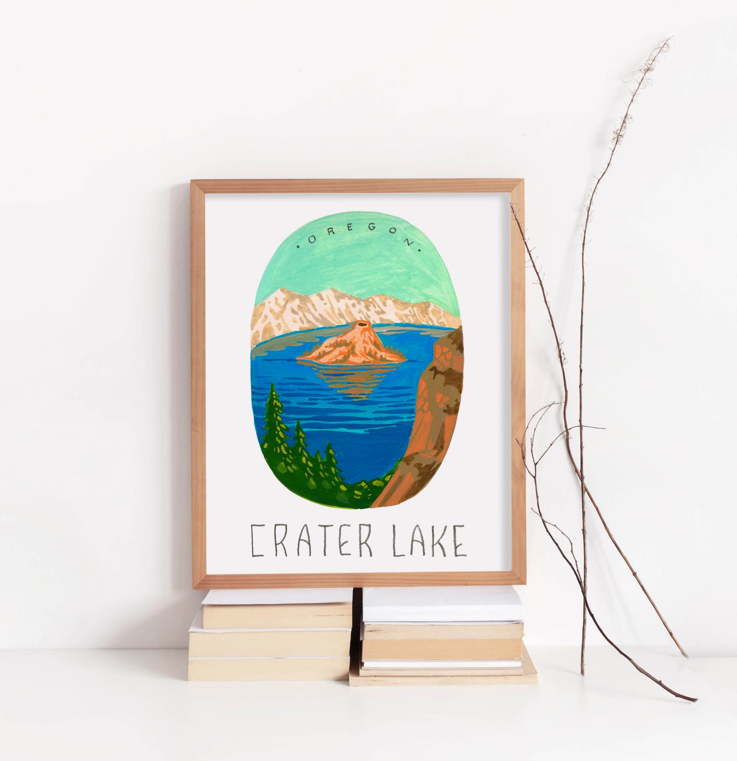 Crater Lake National Park Art Print