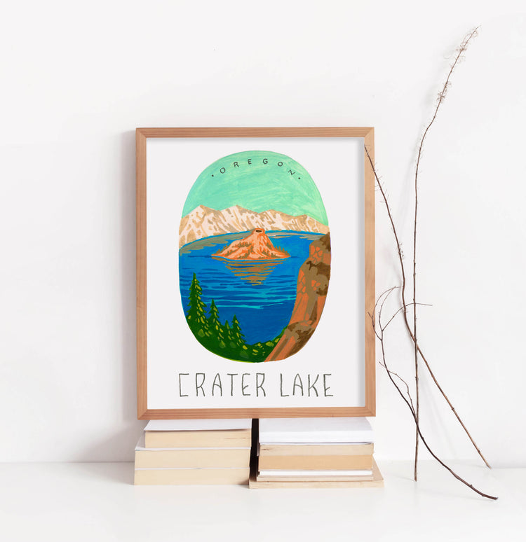 Crater Lake National Park Art Print