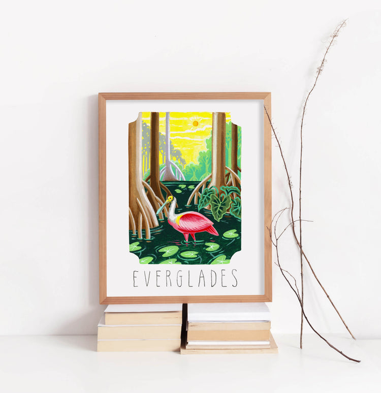 Everglades National Park art Print
