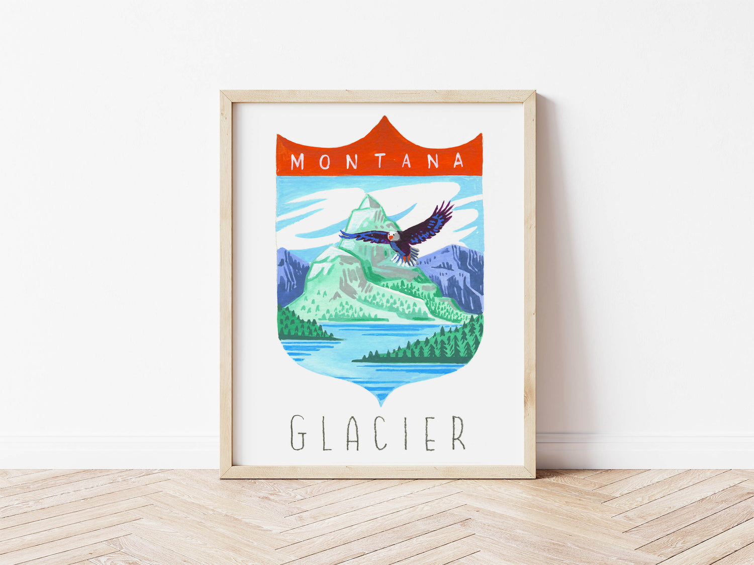 Glacier National Park Art Print