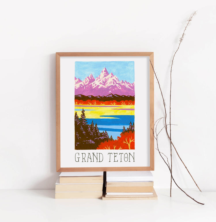 Grand Teton National Park Art Print