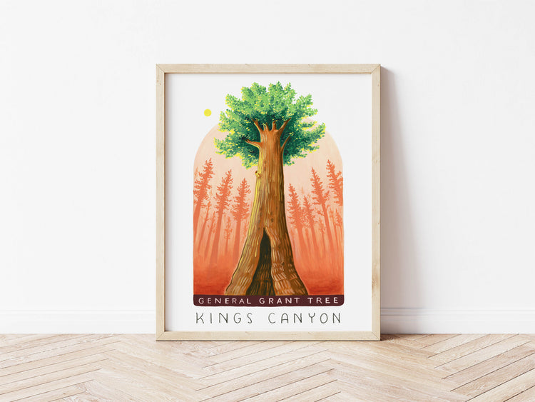 Kings Canyon National Art Park Art Print