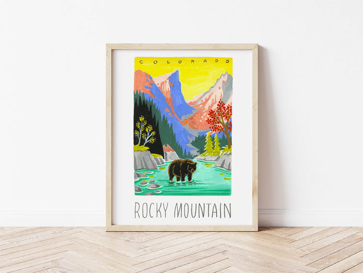 Rocky Mountain National Park Art Print