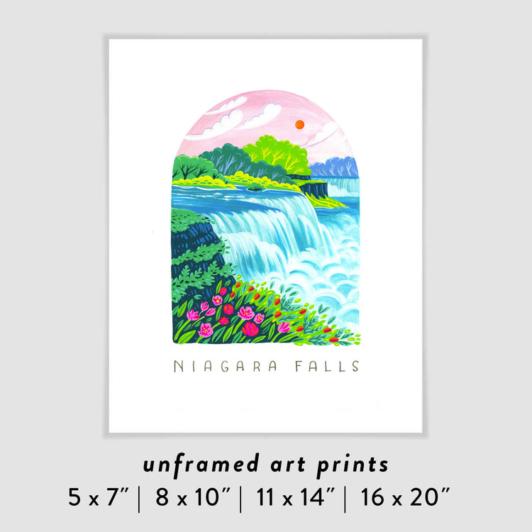 Niagara Falls National Park Art Poster