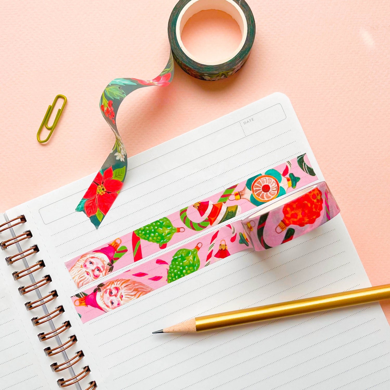 Christmas ornament washi tape