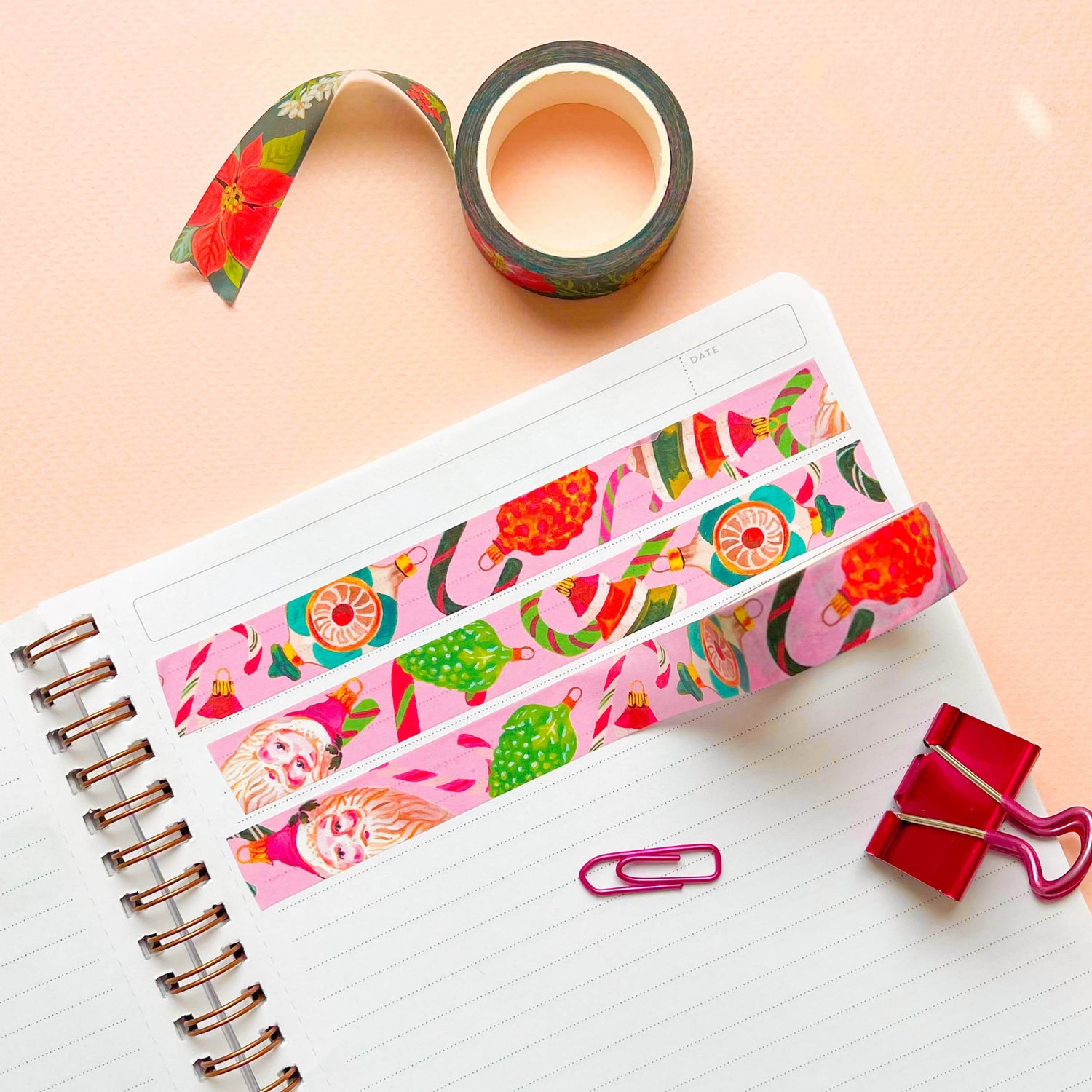 Christmas ornament washi tape