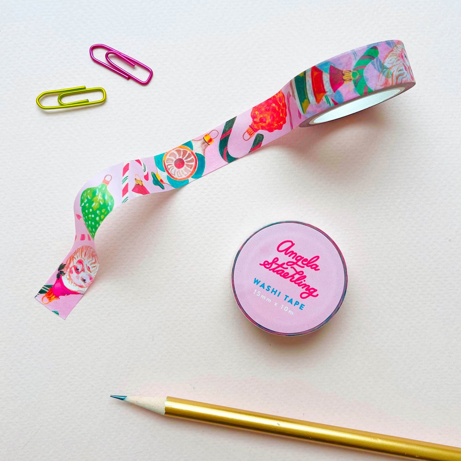 Christmas ornament washi tape