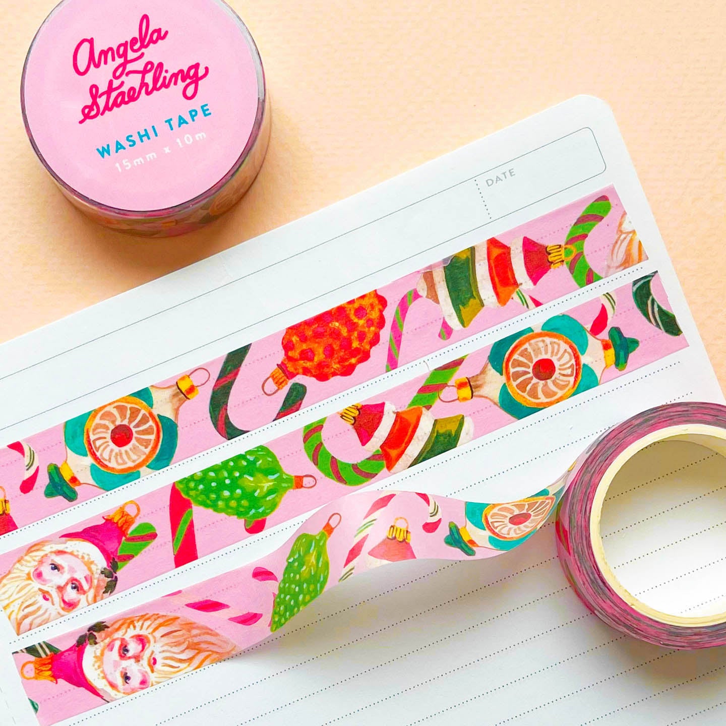 Christmas ornament washi tape