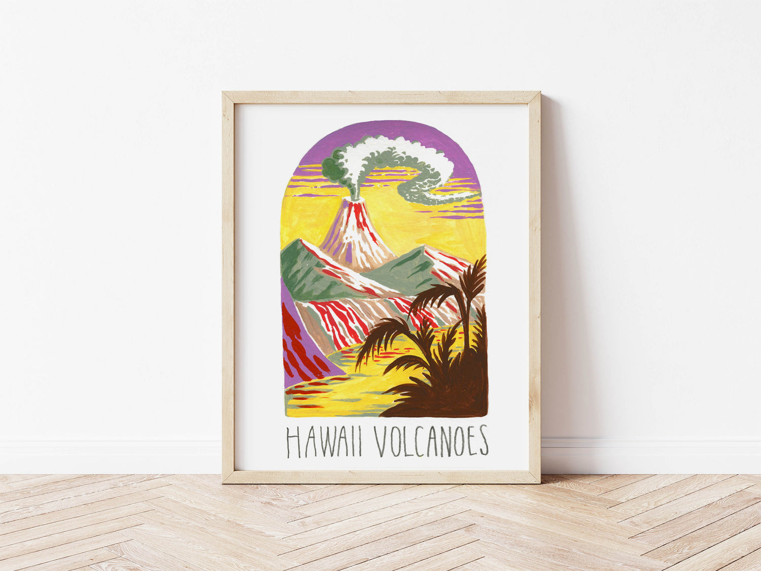 Hawaii Volcanoes National Park Art Print