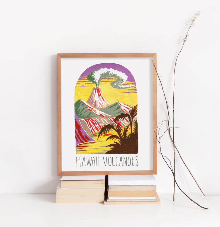 Hawaii Volcanoes National Park Art Print