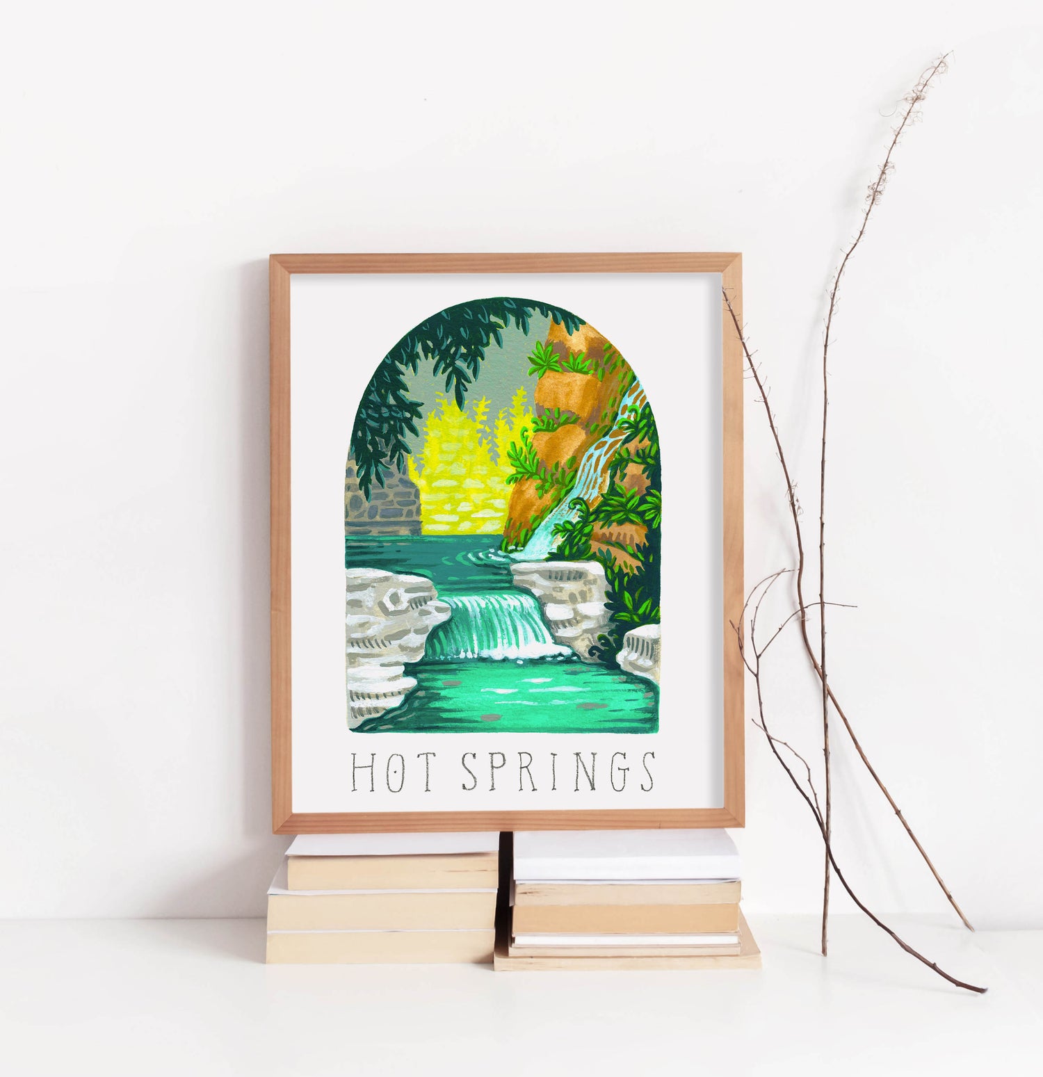 Hot Springs National Park Art Print