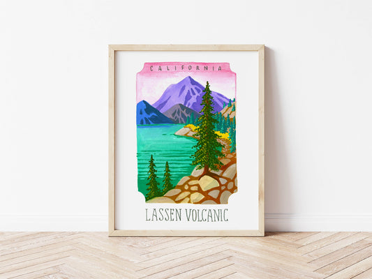 Lassen Volcanic National Park Art Print