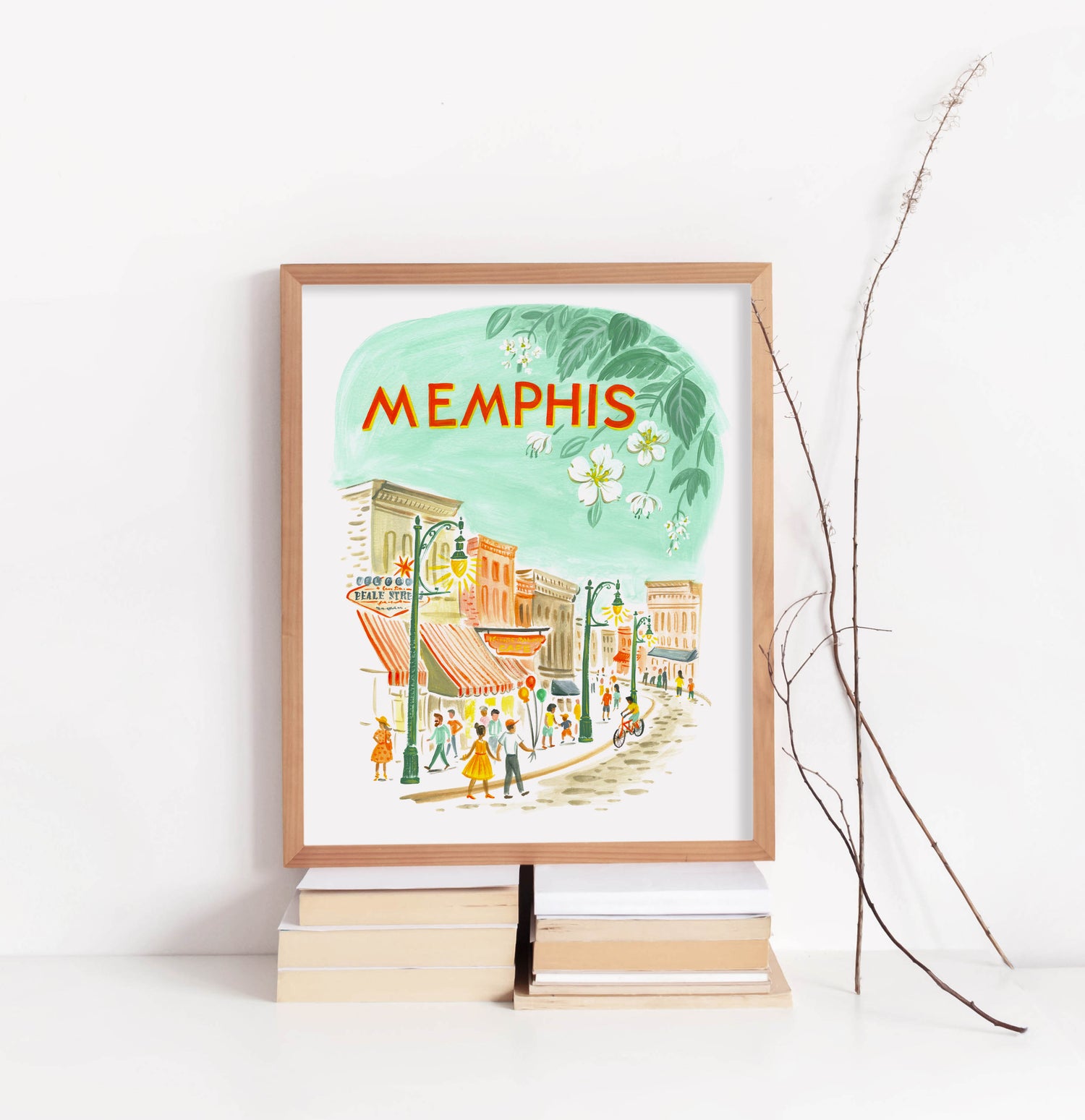 Memphis Tennessee City Art Print