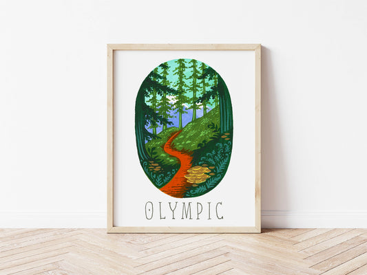 Olympic National Park Art Print