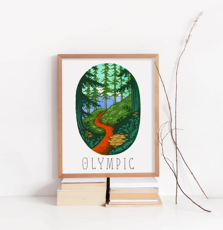 Olympic National Park Art Print