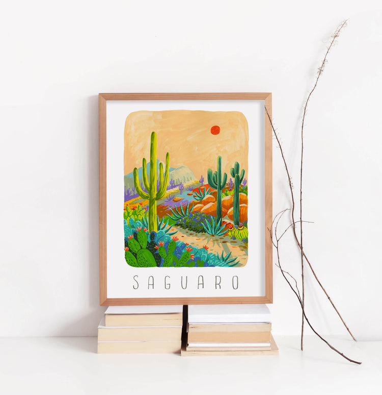 Saguaro National Park Art Print