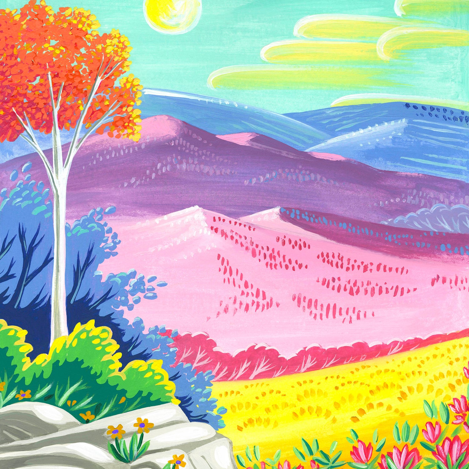 colorful-landscape-painting-of-shenanoah-national-park