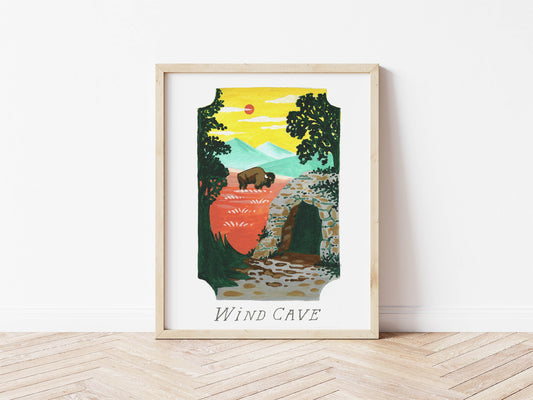 Wind Cave National Park Art Print