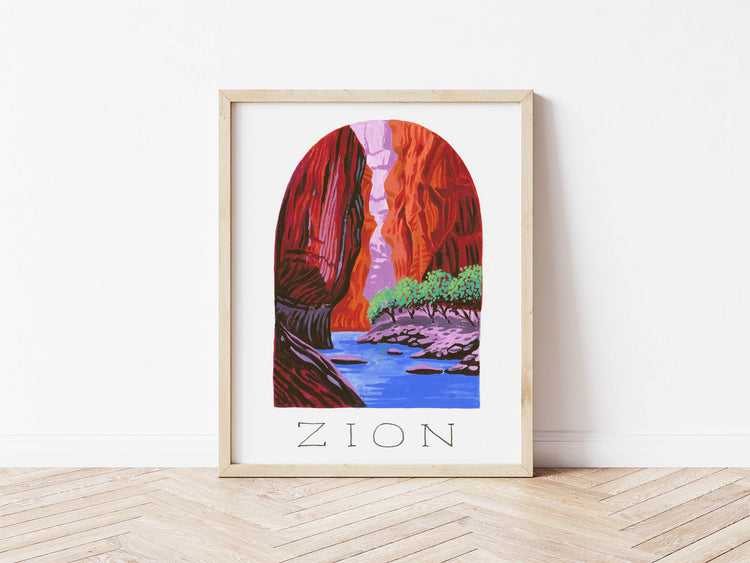 Zion National Park Art print