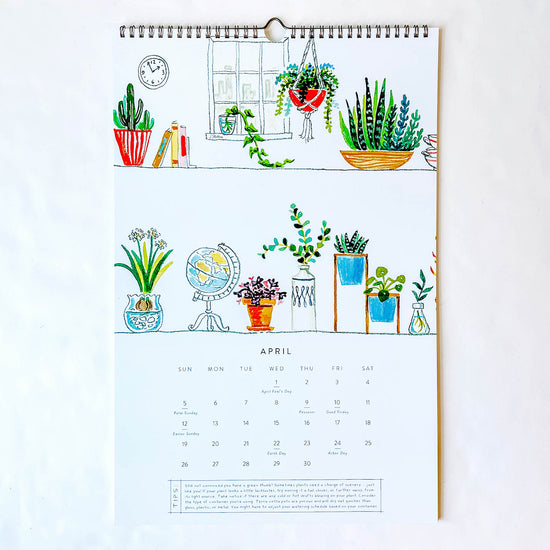 Plant calendar by Angela Staehling