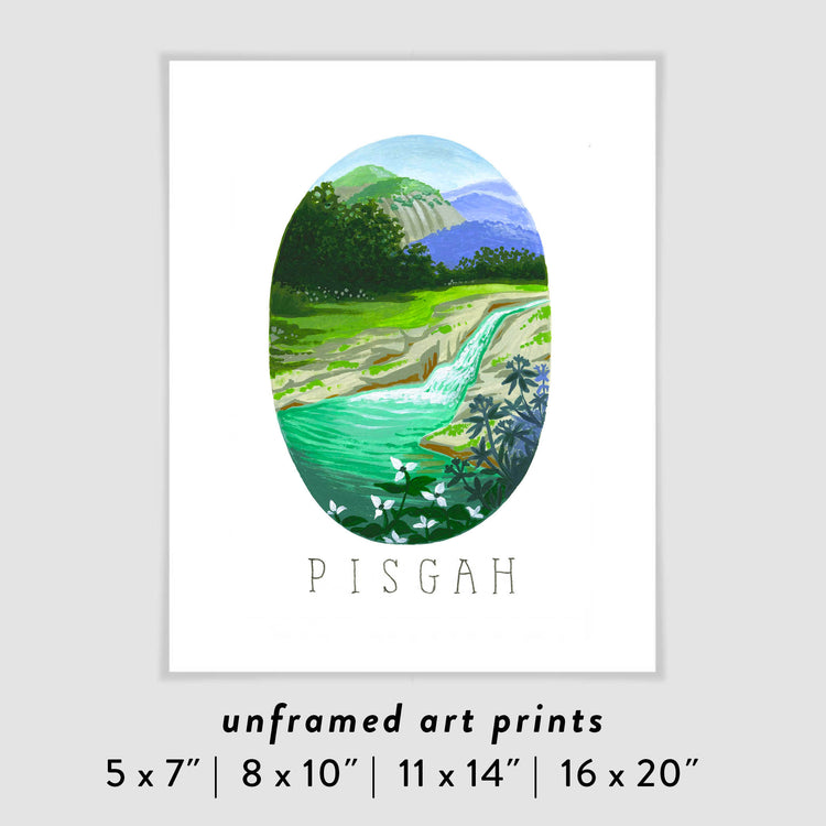 Pisgah National Park Art Poster