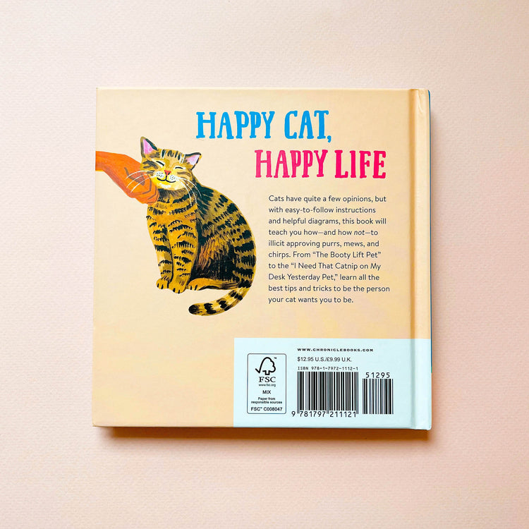 Back cover of How To Pet A Cat book by Angela Staehling
