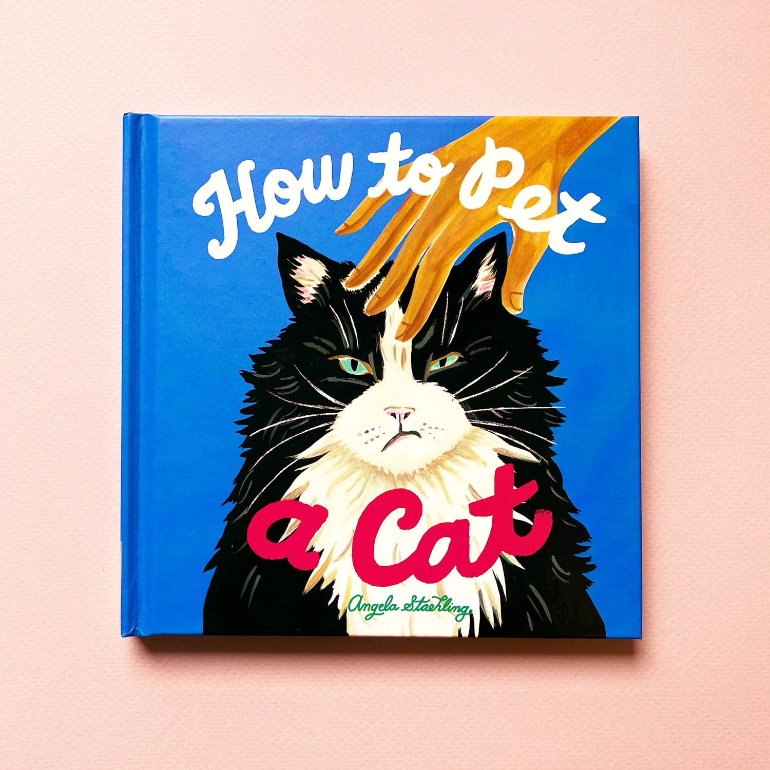 How To Pet A Cat Book front cover