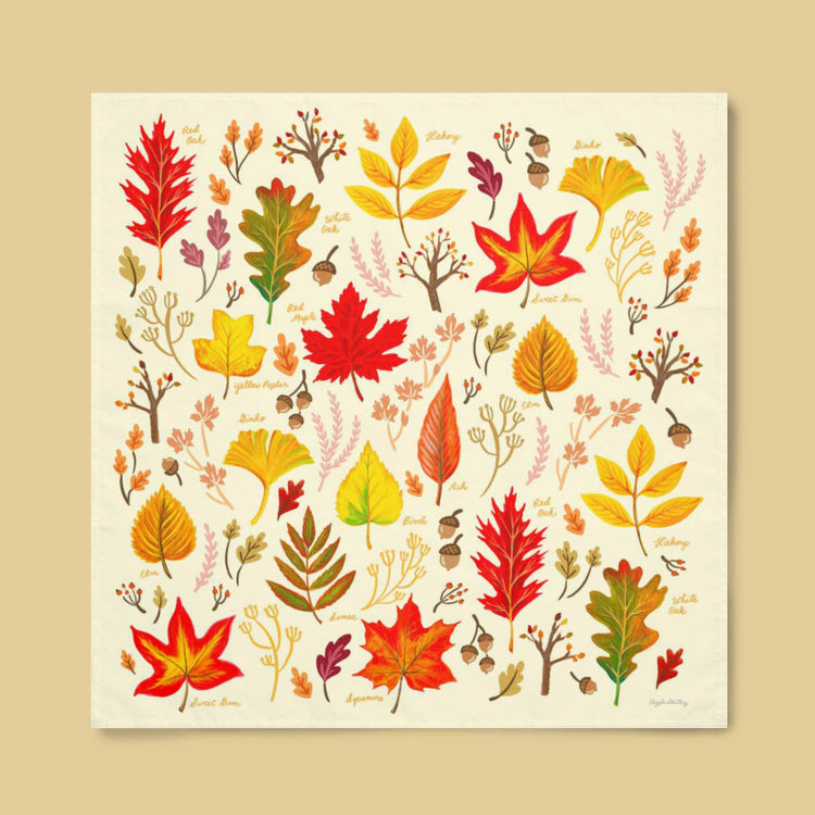 Fall Leaves cloth napkins